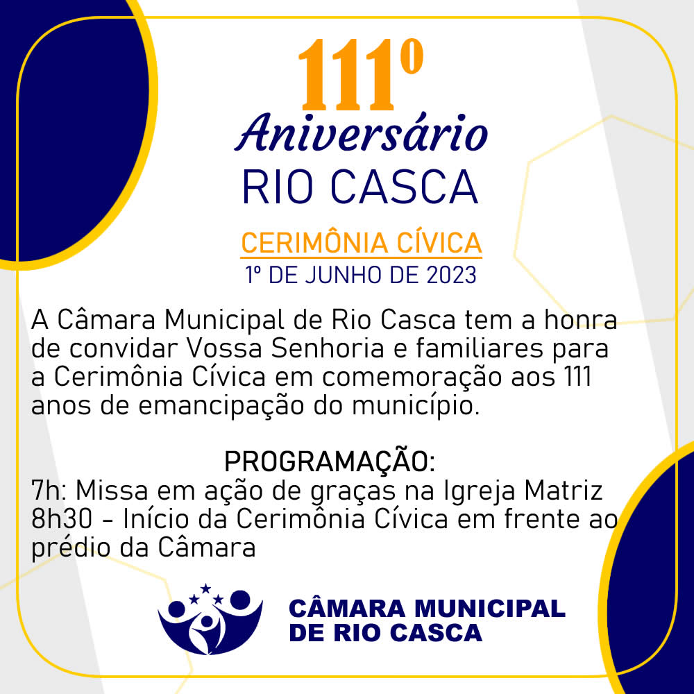 111° ANIVERSÁRIO RIO CASCA